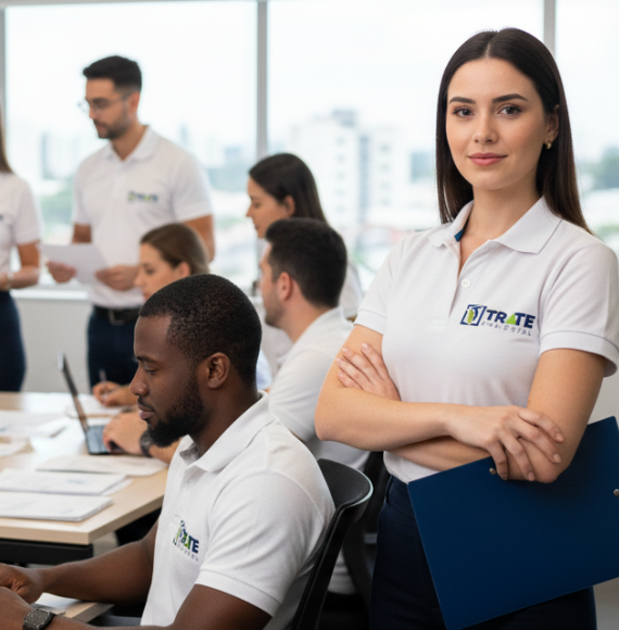 Equipe técnica da Trate Monitoramento Ambiental em atuação